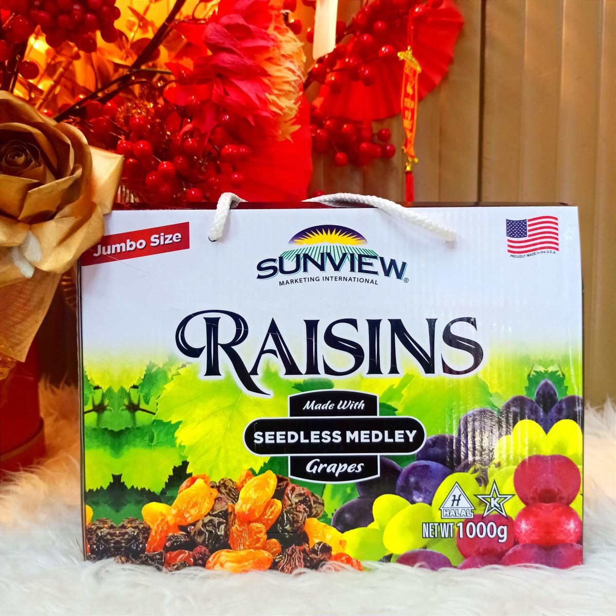 Nho Khô Raisins Hộp Giấy 1kg - Lựa Chọn Hoàn Hảo Cho Sức Khỏe Và Sự Tiện Lợi